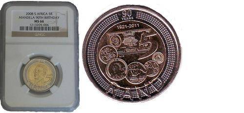 *****JACKPOT**** NEW RELEASE SARB R5 COIN UNC WITH *****BONUS PRIZE****