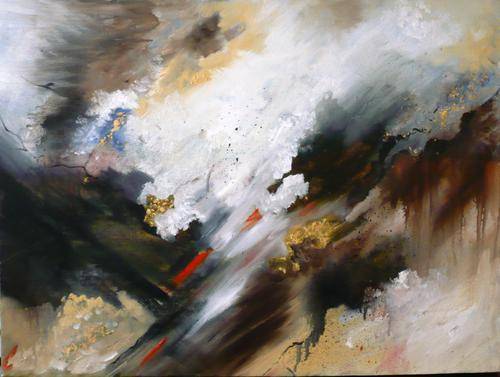 "AUTUMN DELIGHT"    Modern art  610mm x 460mm
