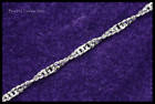 STUNNING!!! 925 STERLING SILVER 1mm Singapore Necklace CHAIN 45cm length