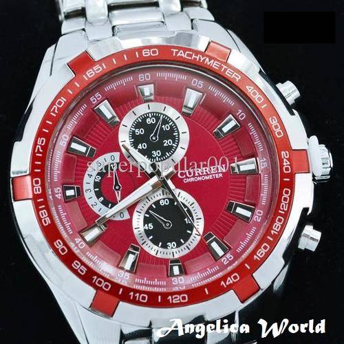 Hot! Fashion Men's Quartz Adjustable Stainless Steel Watch