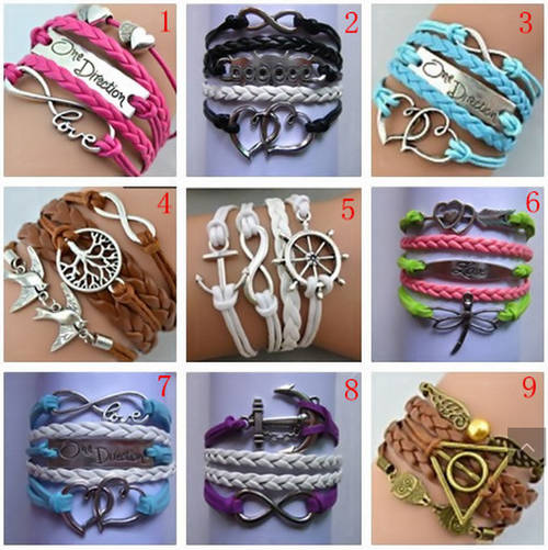 Assorted Infinity Bracelets