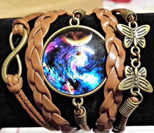 Leather & Reams Astral Dome Bracelets