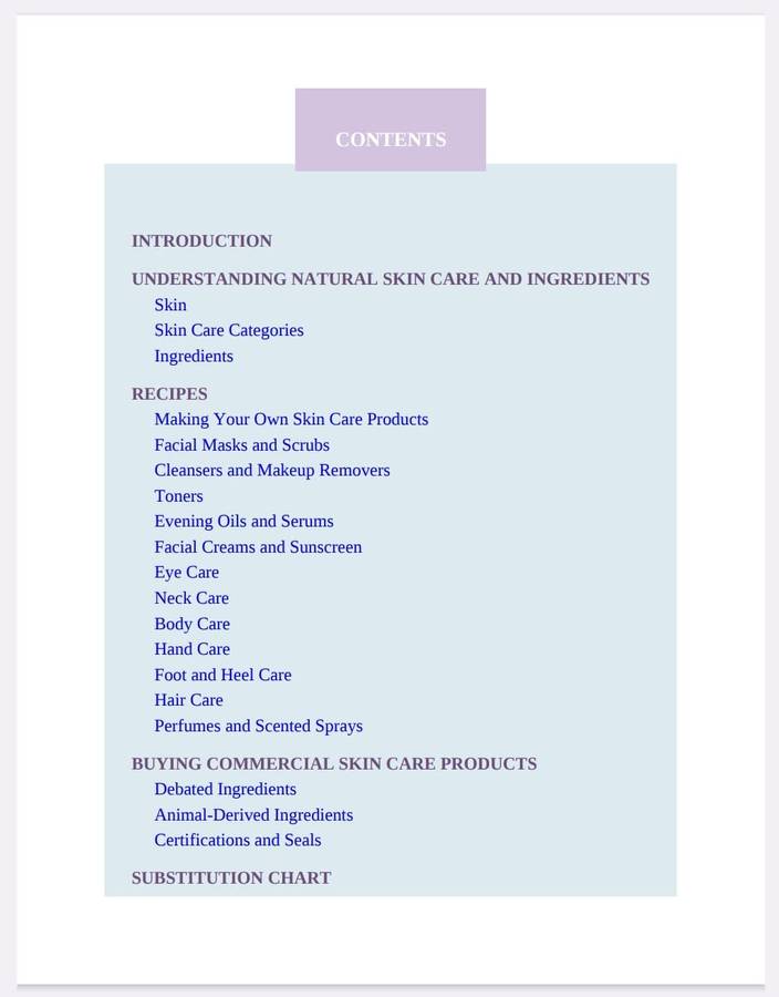 Natural Beauty Alchemy EBook PDF