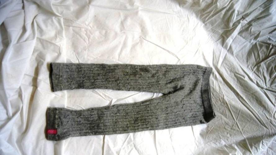 Grey knitted leggings size xs/s