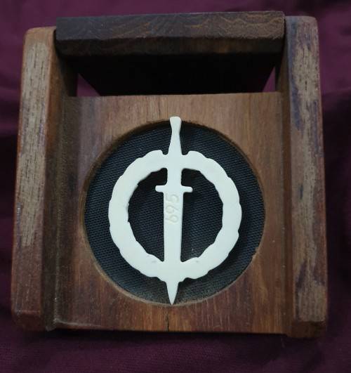 South African Army Recce Operators Badge (Ivory) No 695