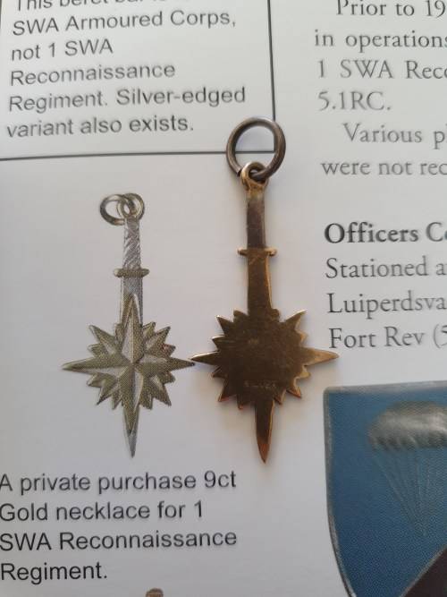 1 SWA Recce Pendant