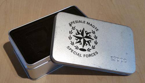 Recce Zippo Tin