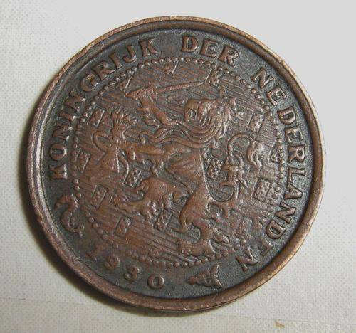 NETHERLANS 1/2 CENT  1930 VERY VERY NICE COIN