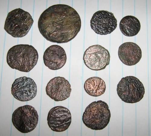 15 OLD COINS