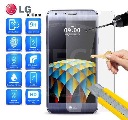 LG X CAM  tempered glass