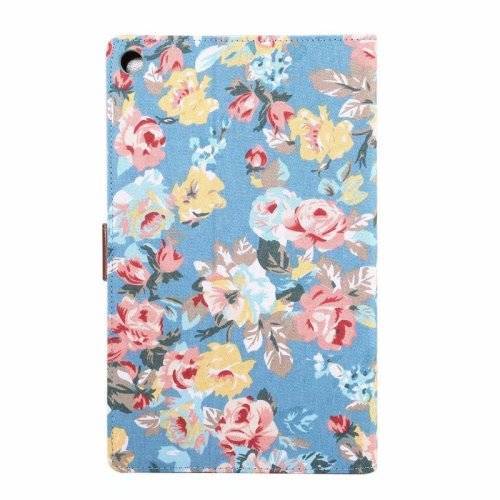Flower Pattern Faux Leather Flip Case for Samsung Galaxy Tab A 10.1 (2019)