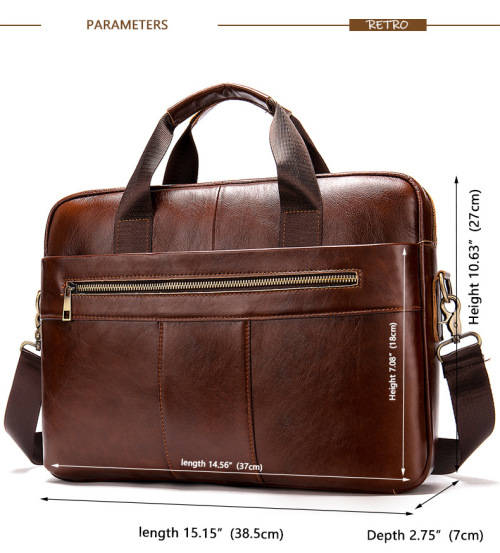 Vintage style Casual Genuine Leather Should Bag