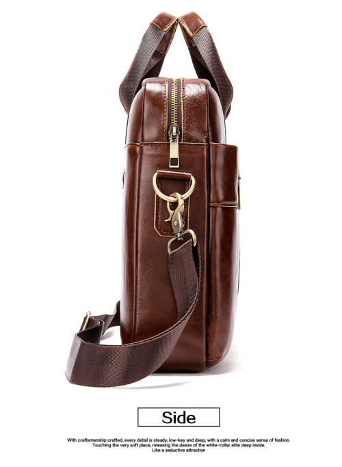 Vintage style Casual Genuine Leather Should Bag