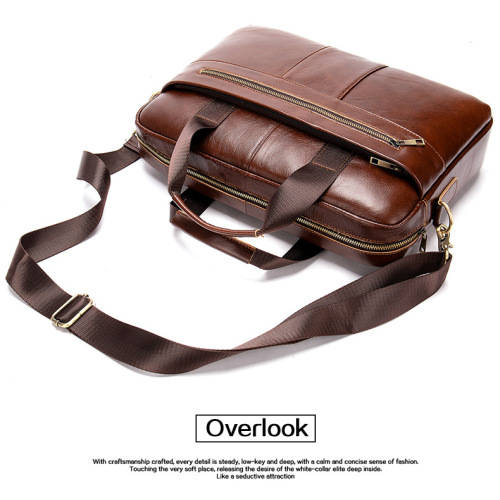 Vintage style Casual Genuine Leather Should Bag