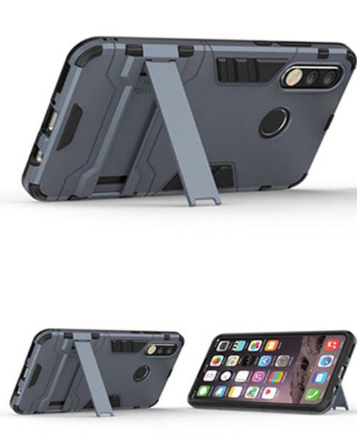 TPU+ PC 2 IN 1 Hybrid Dual Heavy Shockproof Stand Hard Case FOR Huawei P30 Lite 2020 new Edition