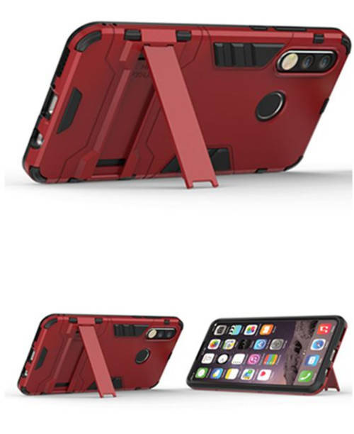 TPU+ PC 2 IN 1 Hybrid Dual Heavy Shockproof Stand Hard Case FOR Huawei P30 Lite 2020 new Edition