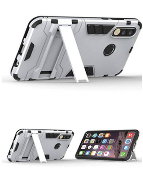 TPU+ PC 2 IN 1 Hybrid Dual Heavy Shockproof Stand Hard Case FOR Huawei P30 Lite 2020 new Edition