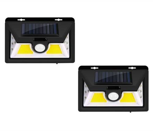 Pack Of 2 Solar Lights 44COB Leds Plus 8LEDs Solar Motion Sensor Wall Light Wireless Motion Sensor