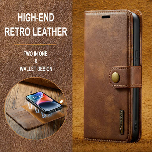 Wallet Compatible Case Leather Flip Cover For iPhone 14 Plus