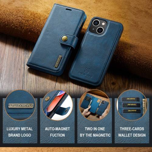 Wallet Compatible Case Leather Flip Cover For iPhone 14 Plus