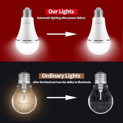 Rechargeable 7w e27 emergency LED bulb with battery (ES7WE27)