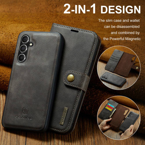 Detachable wallet leather case shockproof case for Samsung A34 Samsung Galaxy A34