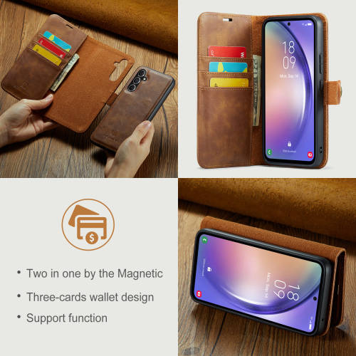 Detachable Wallet Leather Case Shockproof Case for Samsung A54 Samsung Galaxy A54