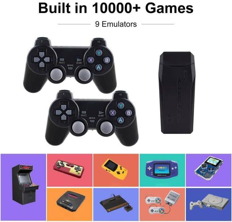 X8 HDMI Game Stick 8K Android TV Box android10 Wifi 2.4 & 5G 64GB Classic Games PS1 PSP GB GBA