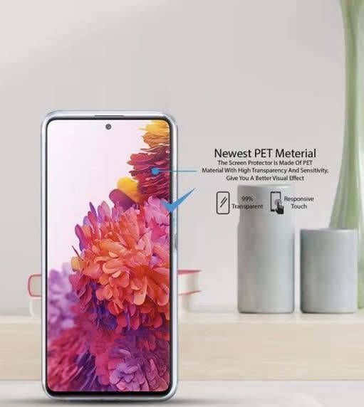 Full body clear protection case for Samsung A30 A20
