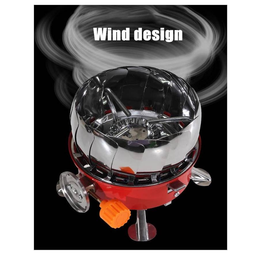 Safy - Windproof Camping Stove with 227G Butane Canister