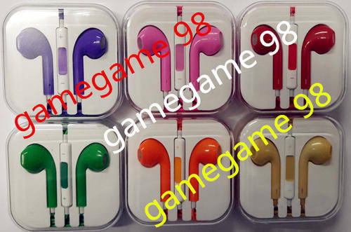 Stereo Bass Headphone with Mic ,Volume Control Remote Earphone EarPods for Iphone5/samsung etc