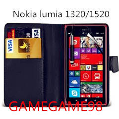 WALLET PU LEATHER CASE COVER FITS NOKIA LUMIA 1320/1520+ FREE  STYLUS