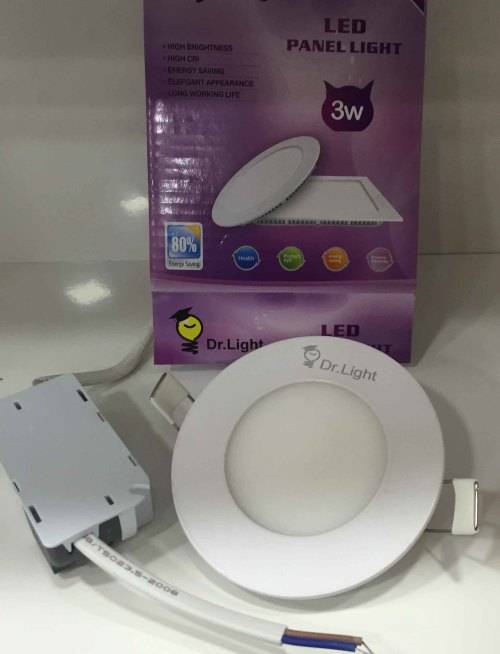 3W LED  Round  Panel  light