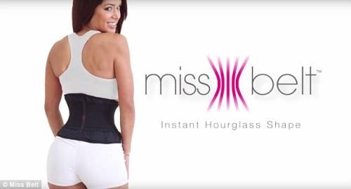 Miss Belt Waist Trainer Tummy Cincher Body Slimming Shaper Belt  L/XL