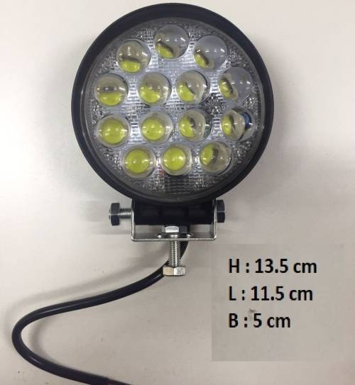 48W 4D Round LED Spot light for Car and 4X4 1 In A Box