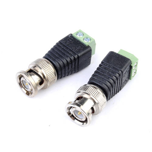 100pcs MALE BNC to Video balun for cctv camera system