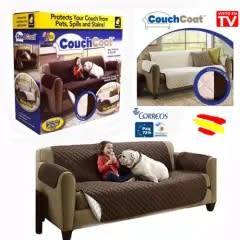 COUCH COAT Funda para SOFA REVERSIBLE LAVABLE PROTECTORA IMPERMEABLE