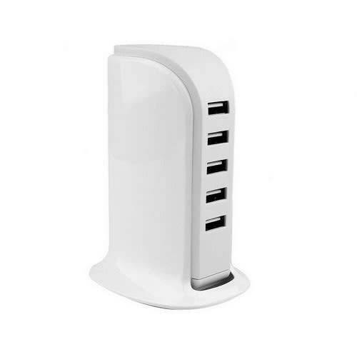 5 Port USB Charging Stand