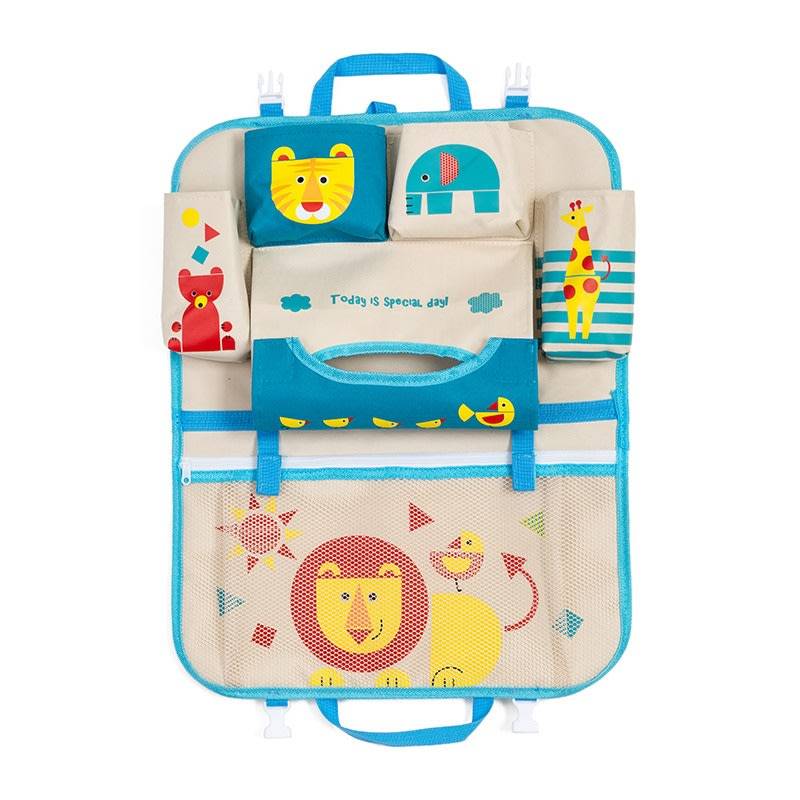 Cute Cartoon Kids Car Seat Back Bag Storage Organizer