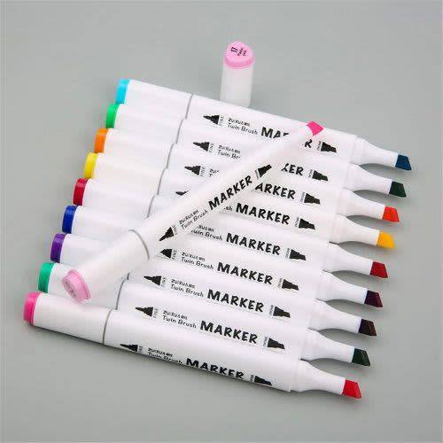 80 Colour Double Head Permanent colour Markers