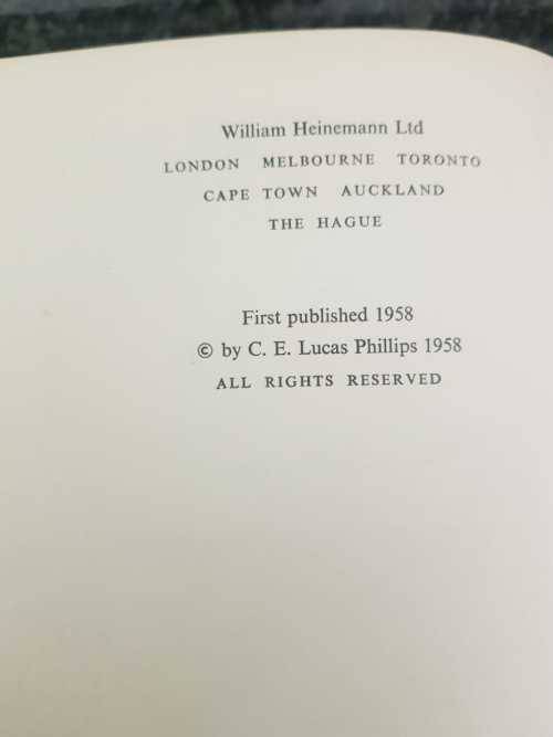 The Greatest Raid of All by C.E Lucas Phillips, First Edition