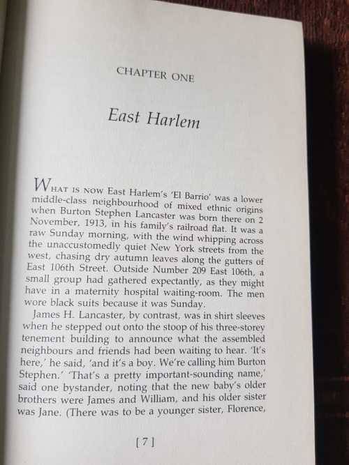 Burt Lancaster, First Edition by Robert Windeler