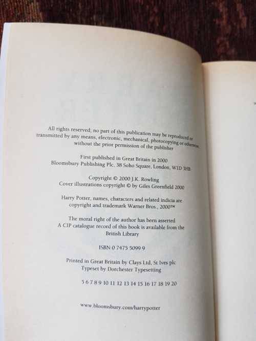 Harry Potter Order of the Phoenix AND Goblet of Fire