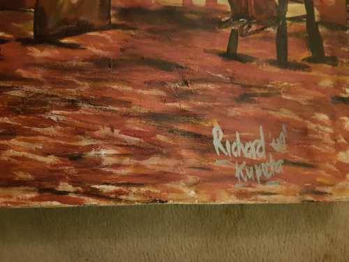 Richard Kupeta, signed 2009, Oil on canvas