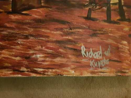 Richard Kupeta, signed 2009, Oil on canvas