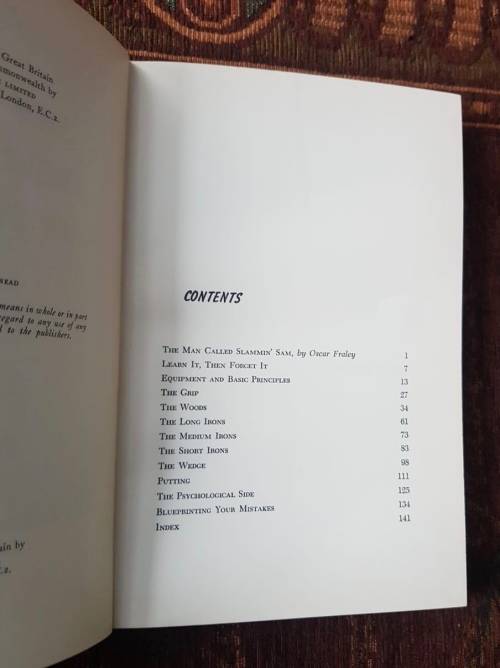 Sam Snead on Golf. First Edition, by Sam Snead