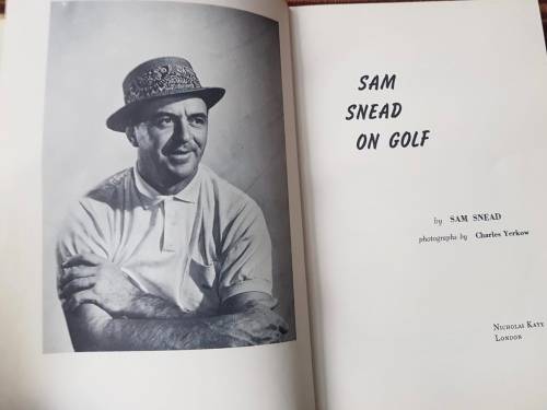 Sam Snead on Golf. First Edition, by Sam Snead