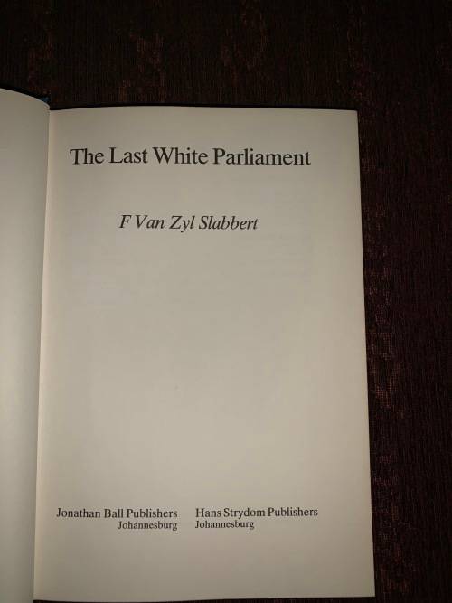 Helen Suzman & The Last White Parliament