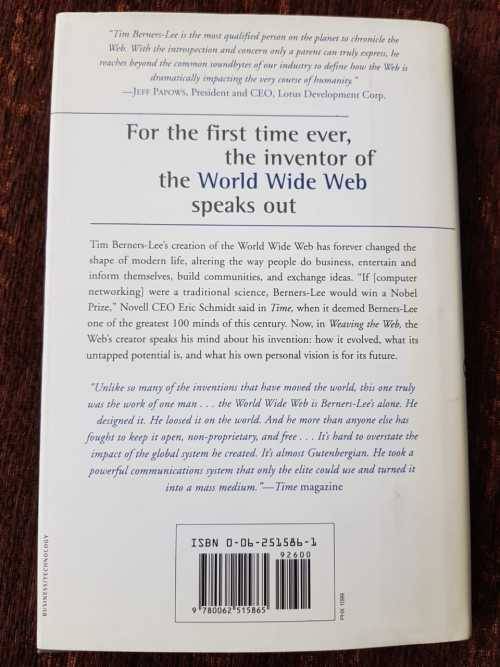 Weaving the Web, First Edition by Tim Berners-Lee