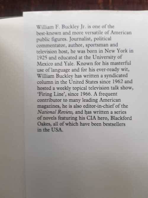 See You Later Alligator, First Edition by William F. Buckley, Jr
